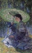 The Green Parasol Guy Rose